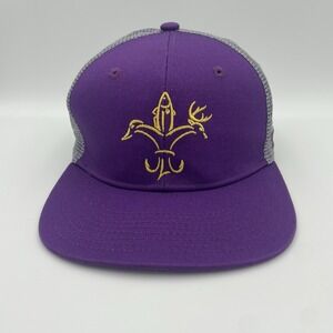 Sportsman Purple Mesh & Snap back Trucker Hat One Size Adjustable Hunt,Fish,Duck